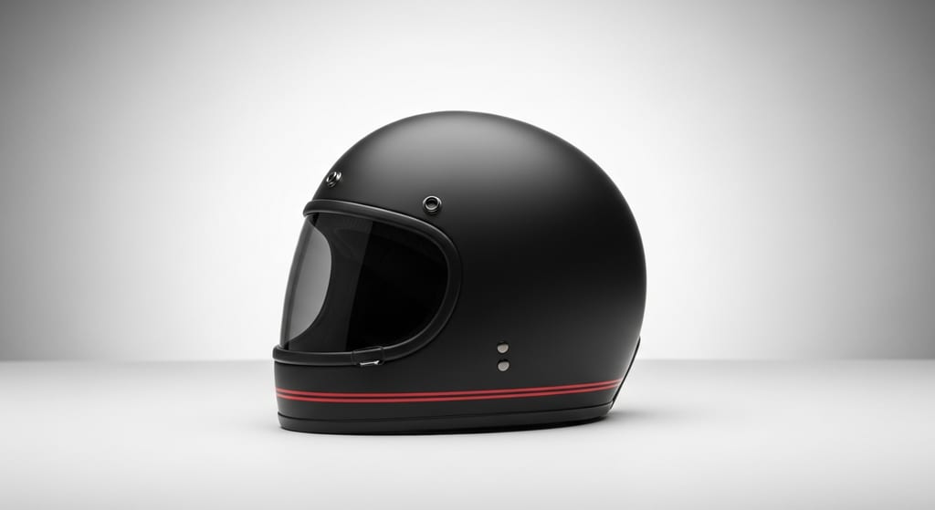 Casco de moto para mujer negro mate con tallaje XS-S y línea femenina, homologado ECE 22.06