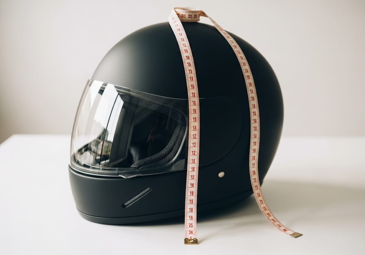 Guía Tallas Cascos Moto · Cómo Medir + Tabla XS-XXL Todas Marcas en outlet - Outletcascos Valencia