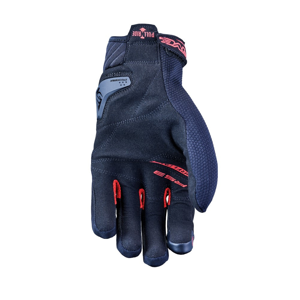 Guantes Five Rs3 Evo Airflow Negro Rojo - imagen 1