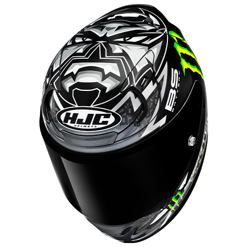Casco HJC RPHA12 Quartararo Replica Negro MC5 - imagen 1
