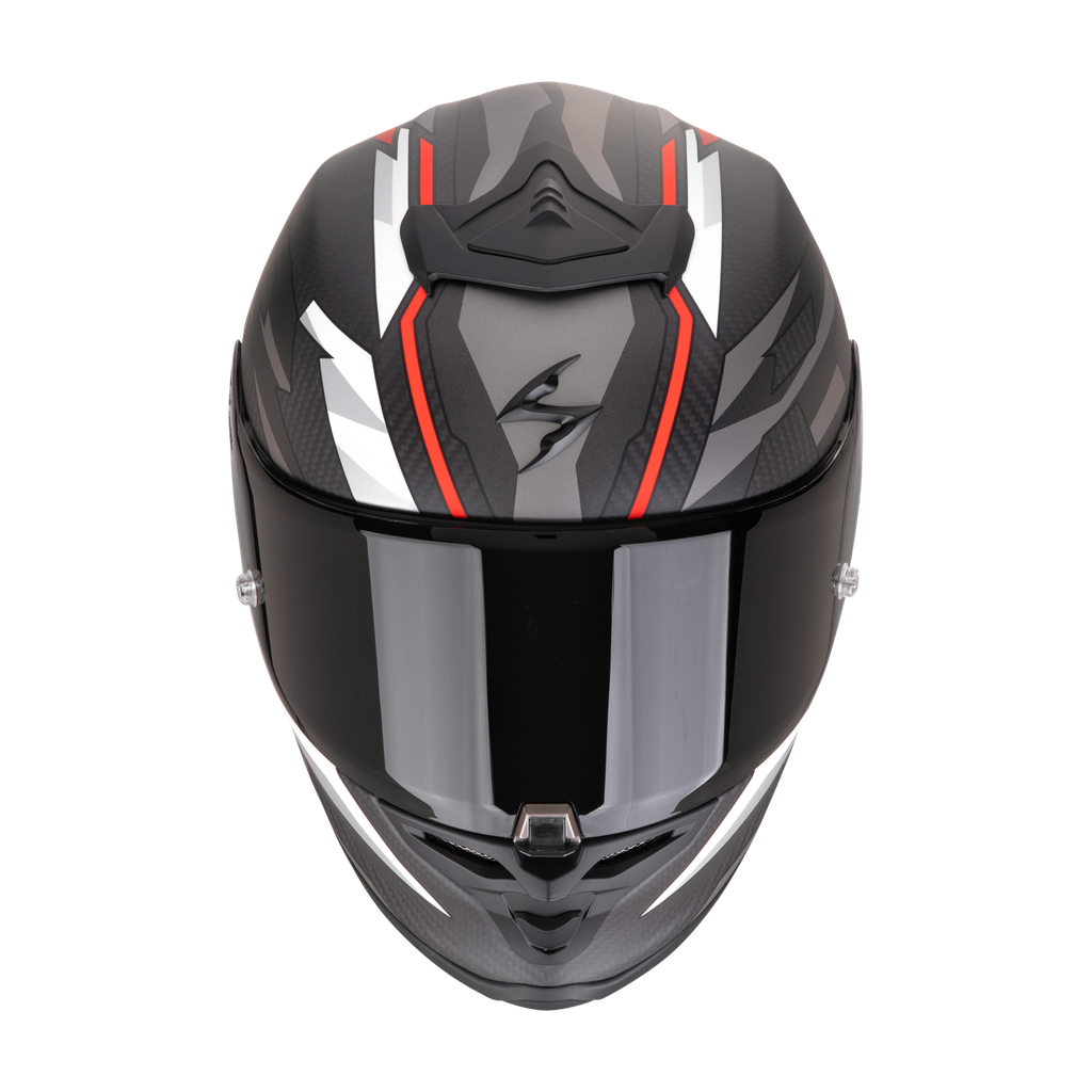 Casco Scorpion Exo-R1 Evo Carbon Air Runner Mate Negro-Rojo - imagen 1