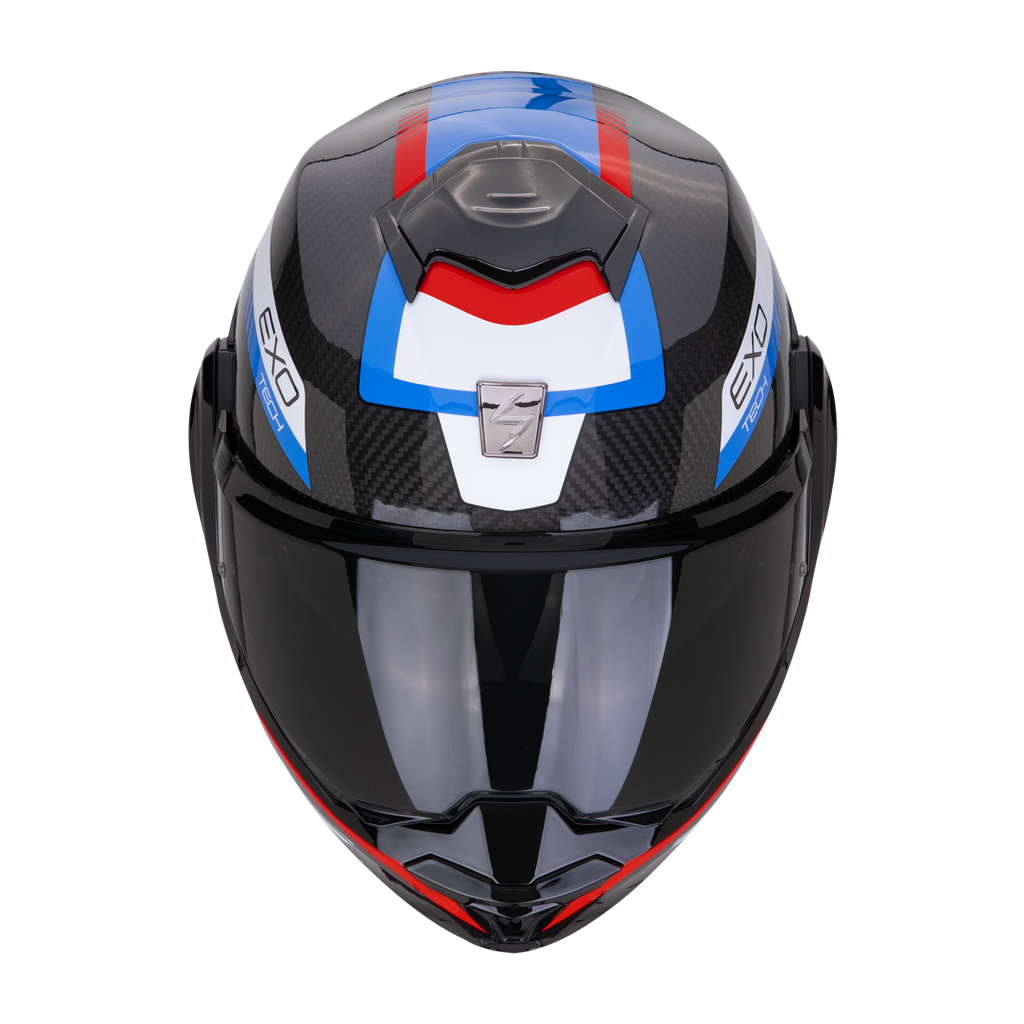 Scorpion Exo-Tech Evo Carbon Cosy Black-Blue-Red - imagen 1