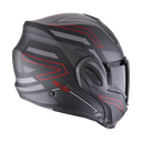Casco Scorpion Exo-Tech Evo Conquer Negro Mate-Rojo - imagen 2