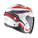 Casco Scorpion Exo-Z1 Vue Blanco-Rojo-Negro Mate - imagen 2