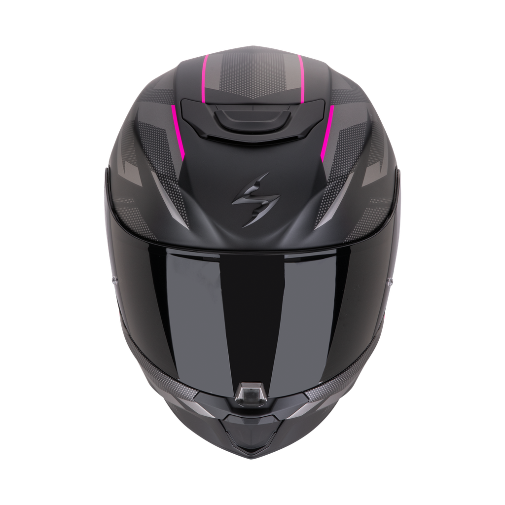 Casco Scorpion Exo-391 Aaxo Negro-Rosa Mate - imagen 1