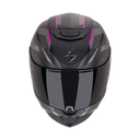 Casco Scorpion Exo-391 Aaxo Mate Negro-Rosa - imagen 1