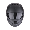 Casco Scorpion Exo-Combat II Spiderweb Mate Negro-Plata - imagen 1