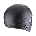 Casco Scorpion Exo-Combat II Spiderweb Mate Negro-Plata - imagen 2