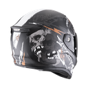 Casco Scorpion Covert FX Skullz Negro Mate Gris Oro - imagen 2