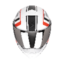 Casco Scorpion Exo-930 Evo Ardens Blanco Negro Mate-Rojo - imagen 1