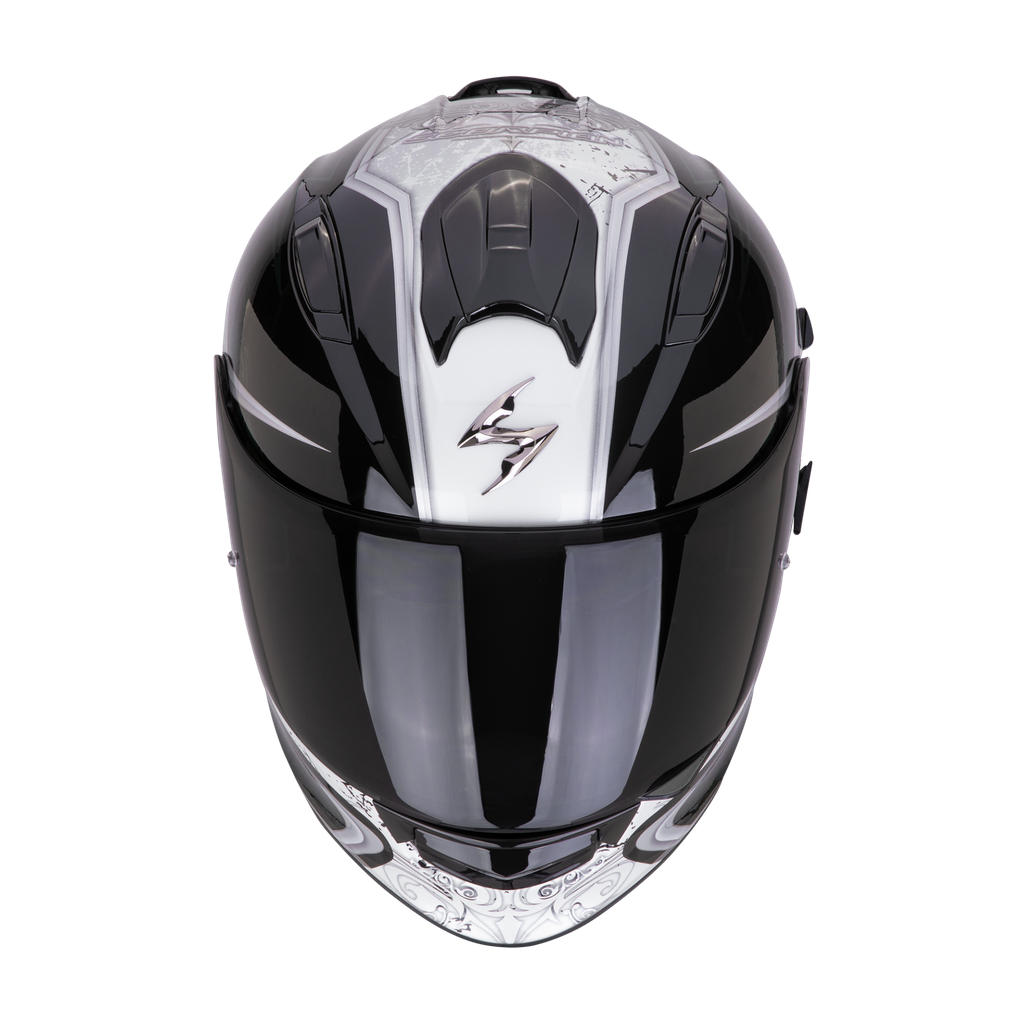 Casco Scorpion Exo-491 Run Negro-Camaleón - imagen 1