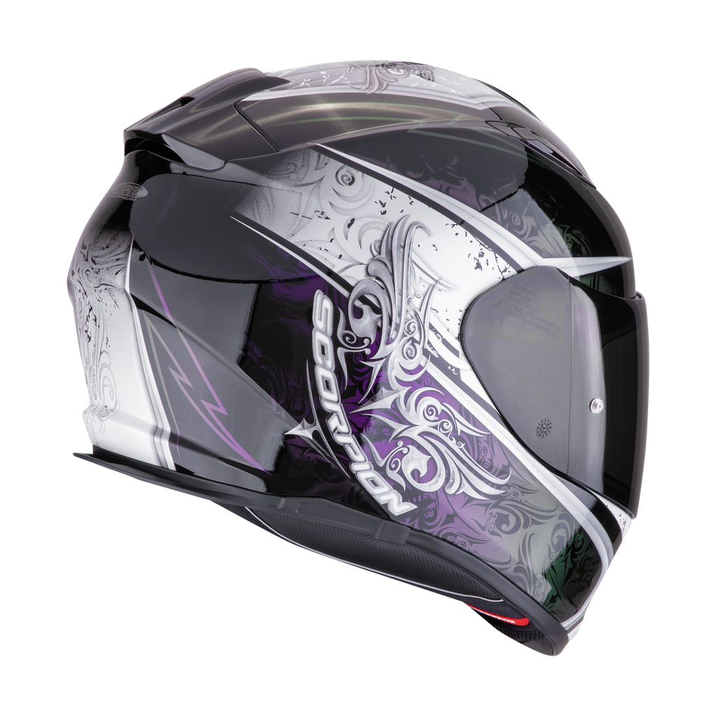 Casco Scorpion Exo-491 Run Negro Camaleón - imagen 2