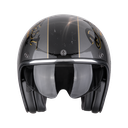 Casco Scorpion Belfast Evo Drive Fast Plata-Negro-Oro - imagen 1