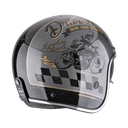 Casco Scorpion Belfast Evo Drive Fast Plata-Negro-Oro - imagen 2