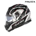 Casco Acerbis Serel 2206 Negro Plata - imagen 1