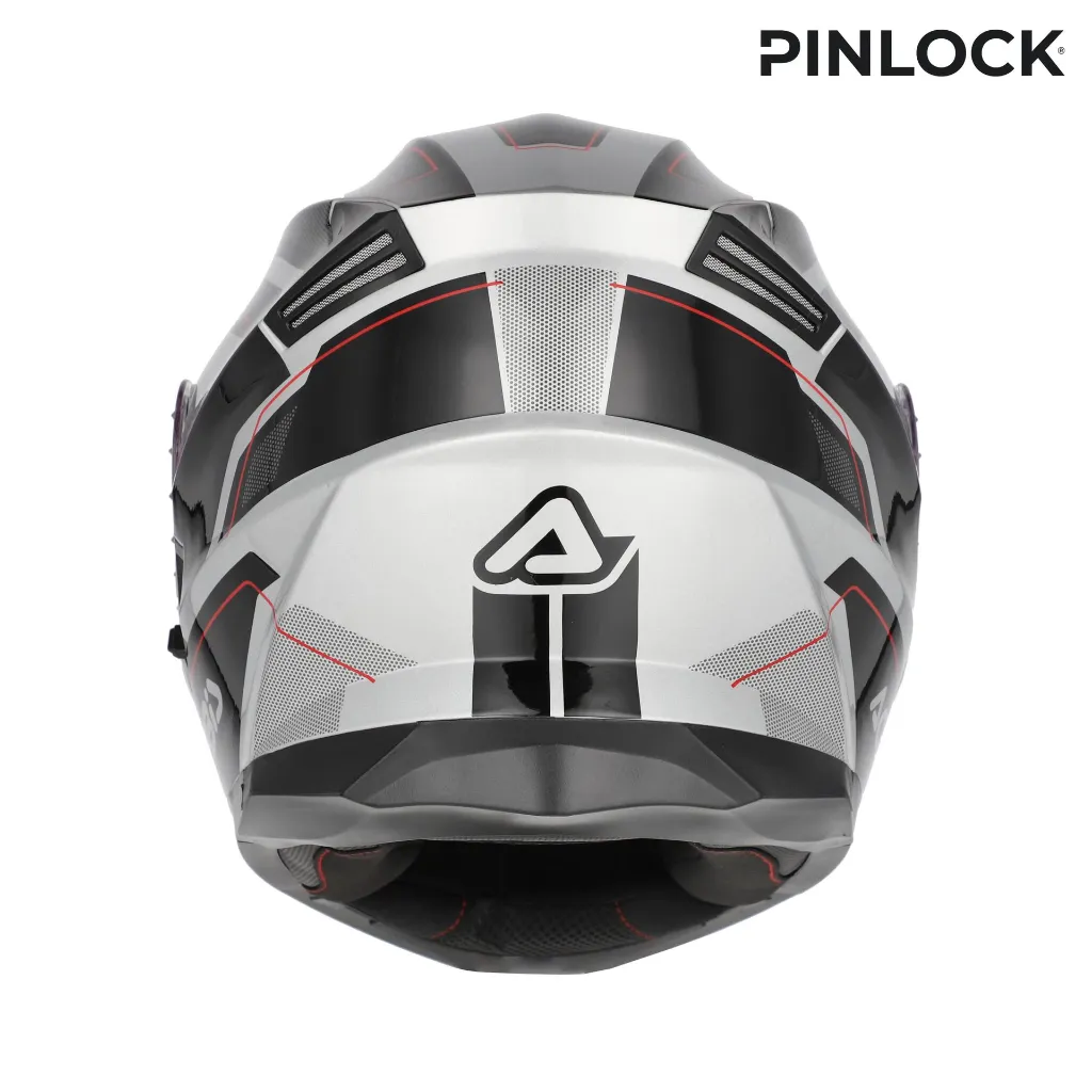 Casco Acerbis Serel 2206 Negro Plata - imagen 4