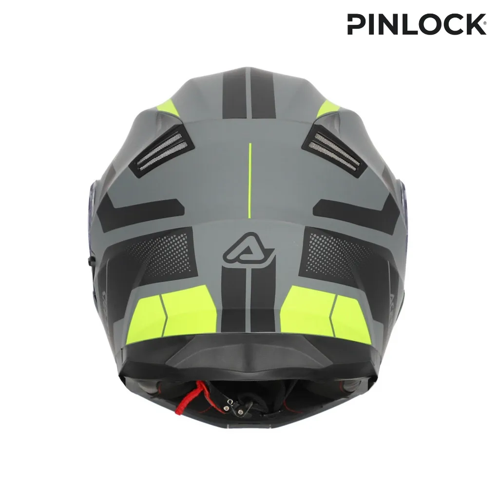 Casco Acerbis SEREL 2206 Negro Amarillo Flúo - imagen 3