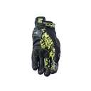 Guantes Five Stunt Evo Airflow Negro Amarillo Fluor - imagen 1
