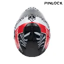 Casco Acerbis Serel 2206 Blanco Rojo - imagen 3