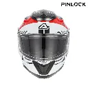 Casco Acerbis Serel 2206 Blanco Rojo - imagen 4