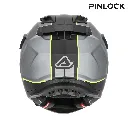Casco Acerbis Attack Gris Amarillo - imagen 1