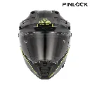 Casco Acerbis Attack Gris Amarillo - imagen 2