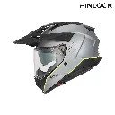 Casco Acerbis Attack Gris Amarillo - imagen 3