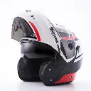 Casco Modular Blauer Sky 2 Negro Rojo Blanco - imagen 1