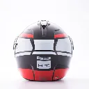 Casco Modular Blauer Sky 2 Negro Rojo Blanco - imagen 4