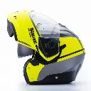 Casco Modular Blauer Sky 2 Titanium Mate Amarillo Negro - imagen 3