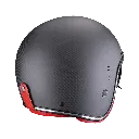 Casco Scorpion Belfast Evo Carbon Solid Negro Mate-Rojo - imagen 2