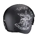 Casco Scorpion Belfast Evo Hangar Negro Mate-Plata - imagen 1