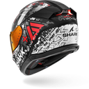 Casco Shark Skwal I3 Hellcat Negro Mate KUR - imagen 4