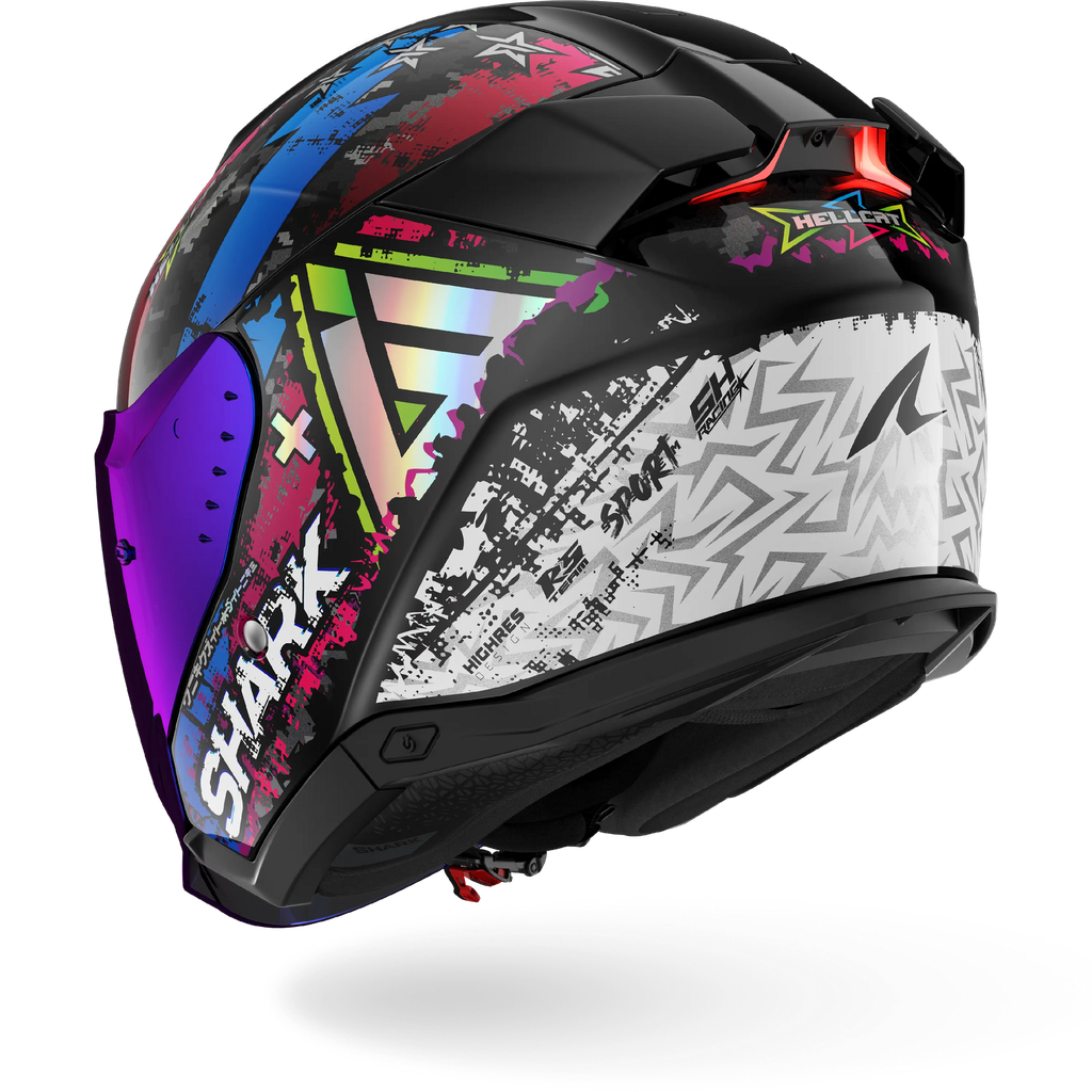 Casco Shark Skwal I3 Jet Hellcat KUB - imagen 2