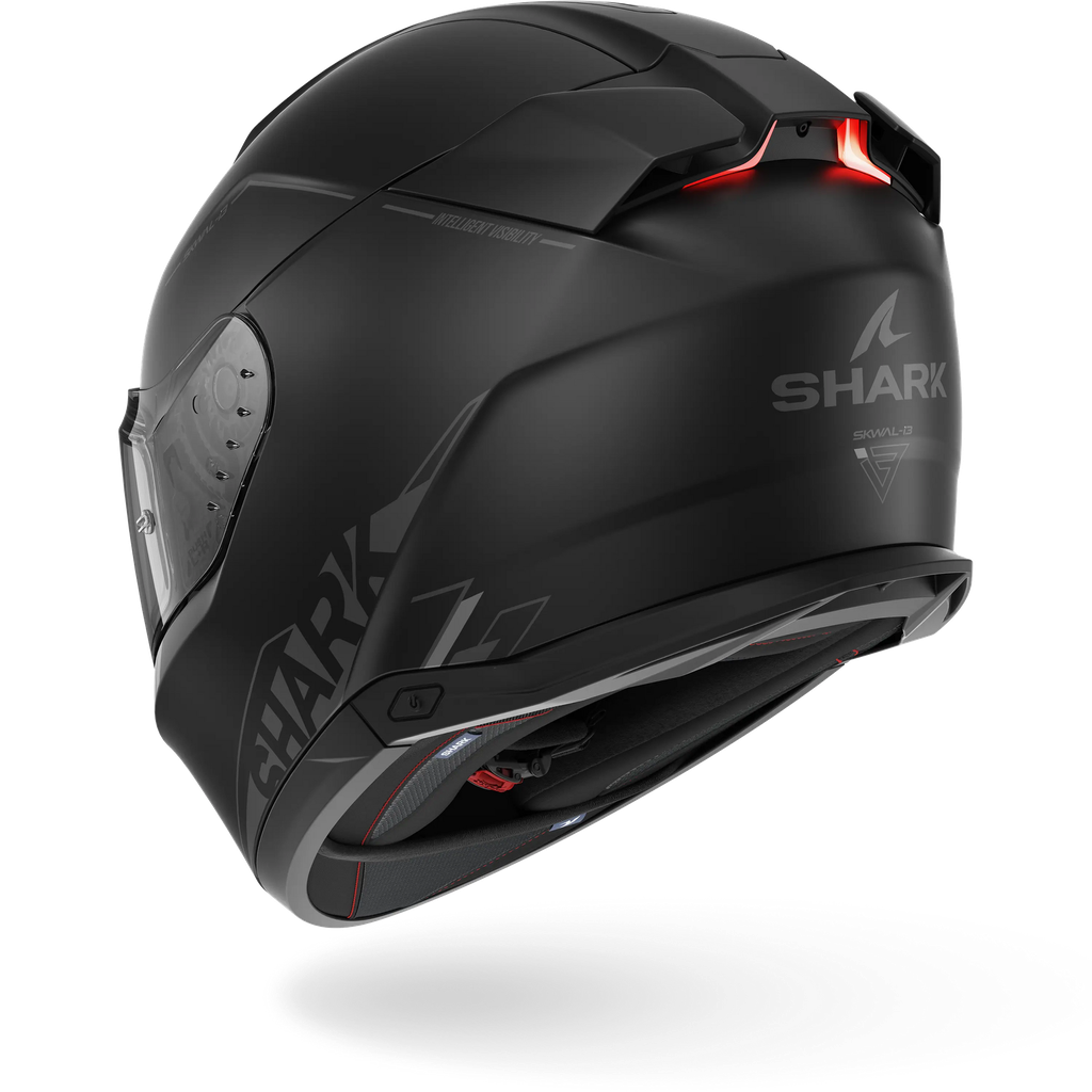 Casco Shark Skwal I3 Blanco Sp Negro Mate KAK - imagen 1