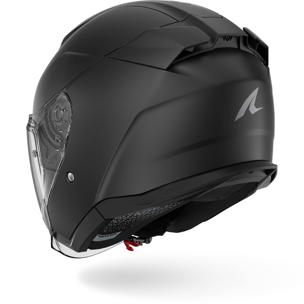 Casco Shark Skwal Jet Blank Negro Mate - imagen 1