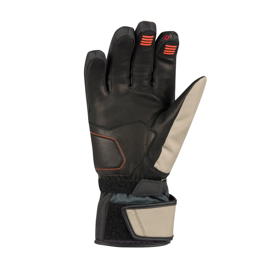 Guantes Bering Siberia Mujer Beige Gris Naranja - imagen 1