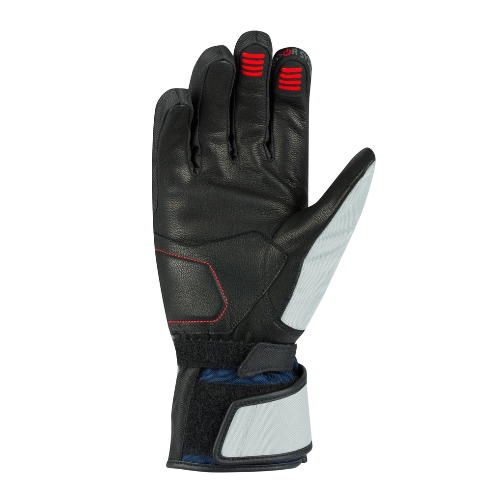 Guantes Bering Siberia Mujer Gris Azul Rojo - imagen 5