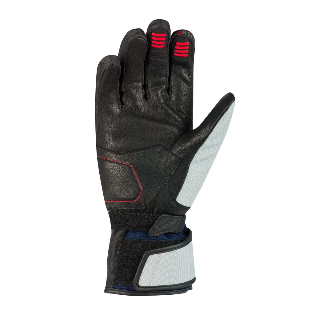 Guantes Bering Siberia Gris Azul Rojo - imagen 1