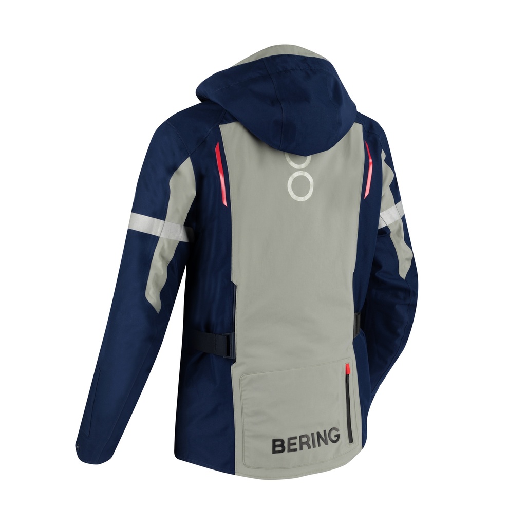 Chaqueta Bering Austral GTX Azul Marino Gris Rojo - imagen 5
