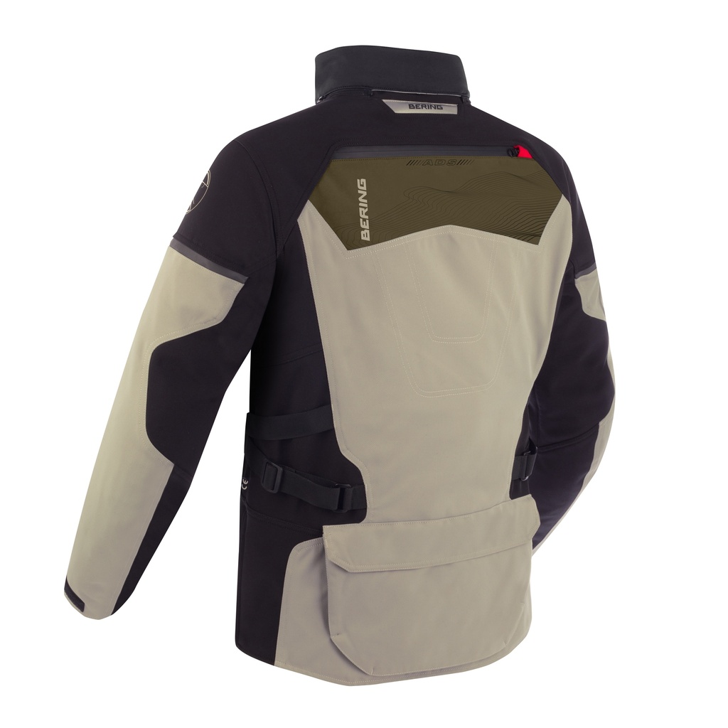 Chaqueta Bering Freeway Beige Negro - imagen 7