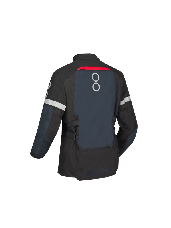 Chaqueta Bering Halifax - En 17353 Negro Antracita Rojo - imagen 1