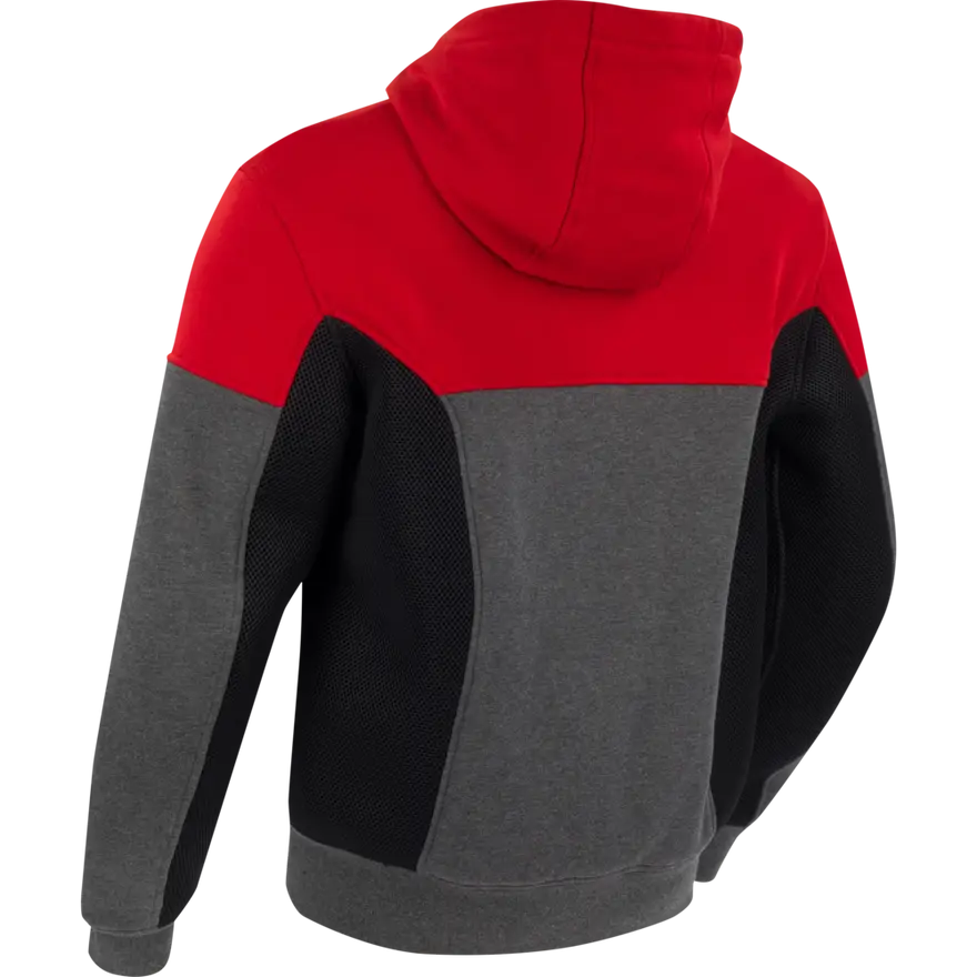 Chaqueta Bering Hoodiz Ventilado Antracita Rojo - imagen 1