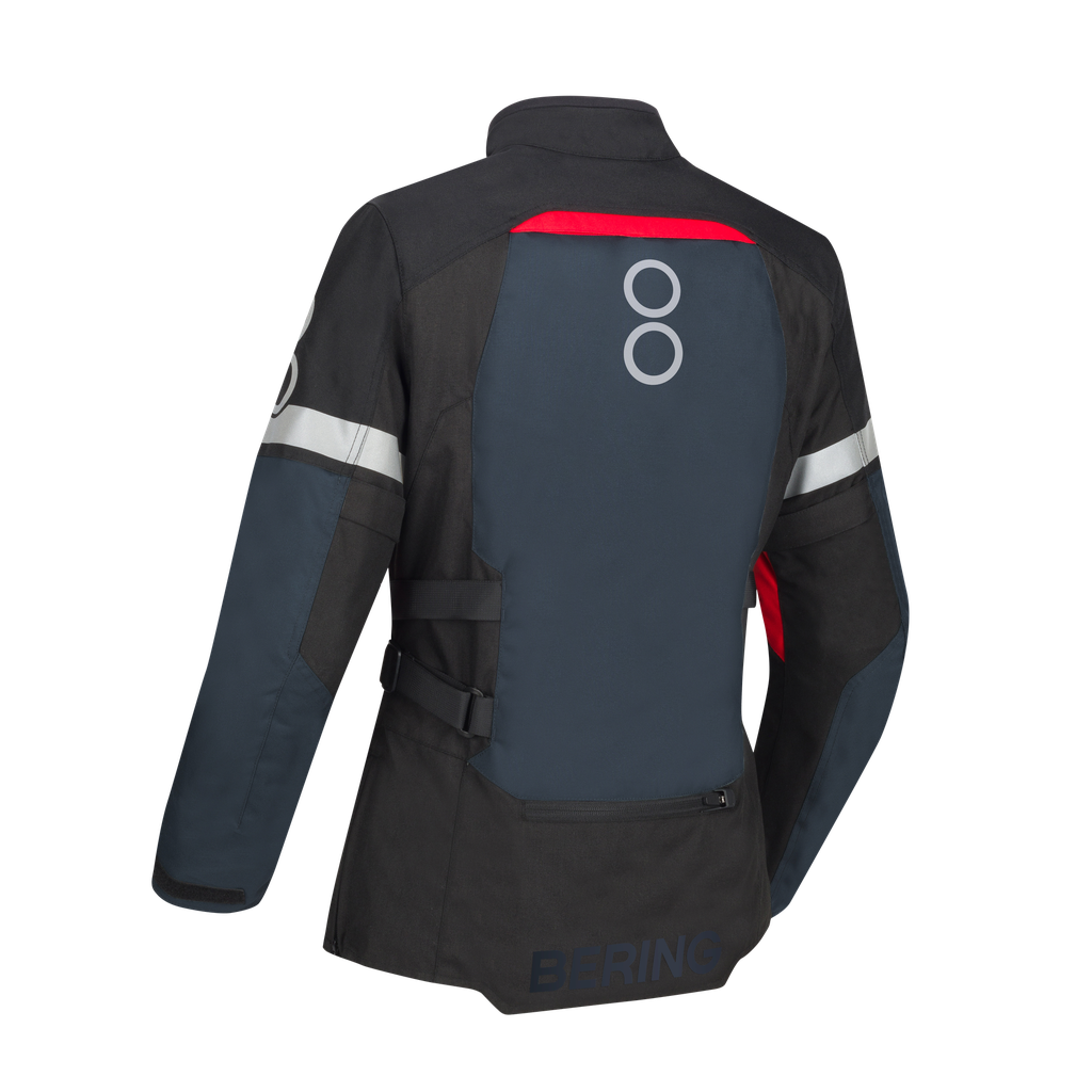 Chaqueta Bering Halifax - En 17353 Mujer Negro Antracita Rojo - imagen 1