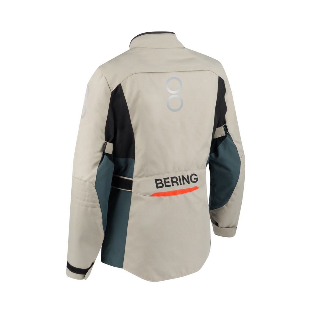 Chaqueta Bering Siberia Mujer Beige Gris Naranja - imagen 1