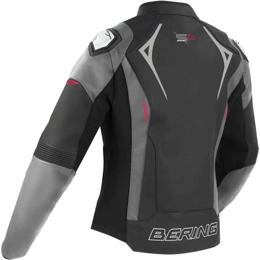 Chaqueta Bering Snap Mujer Negro Gris - imagen 1