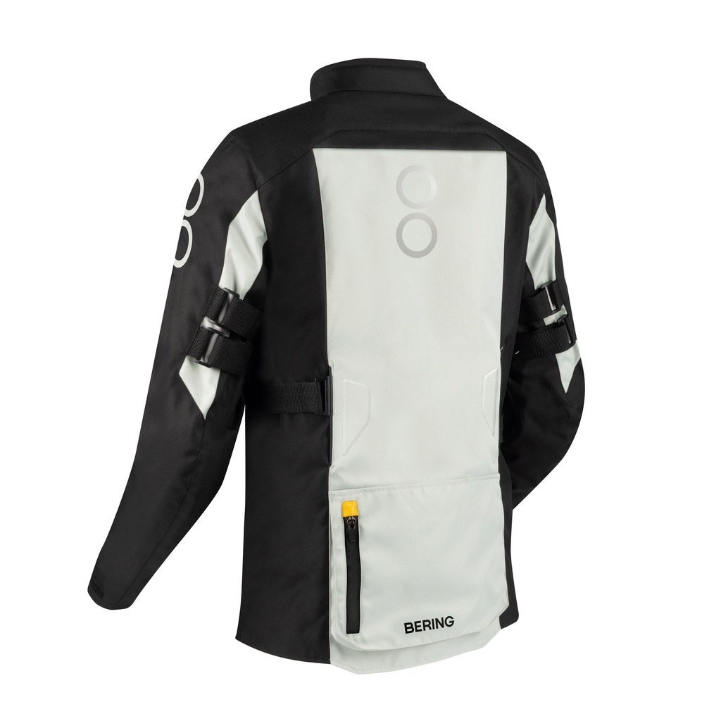 Chaqueta Bering Zephyr Negro Gris Amarillo - imagen 1