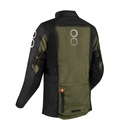 Chaqueta Bering Zephyr Negro Caqui Naranja - imagen 4