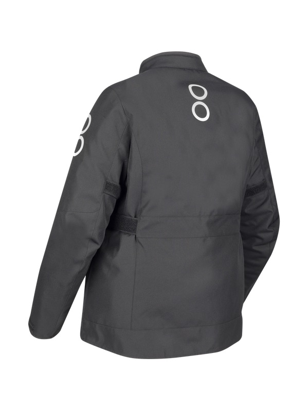 Chaqueta Bering Larga Pamela Qs Mujer Negro Blanco - imagen 1
