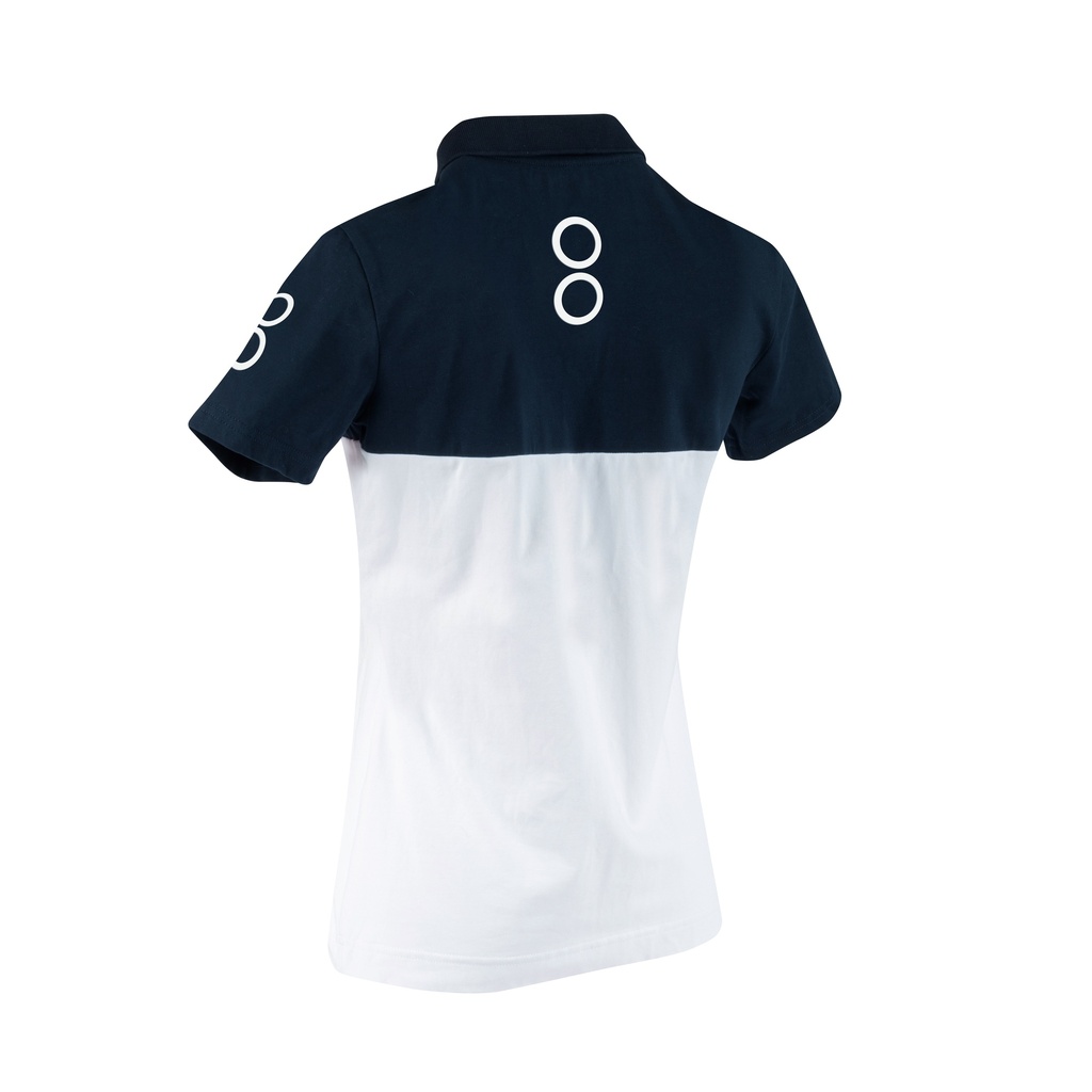 Polo Bering Bering 2023 For Mujer Blanco Azul Marino - imagen 1